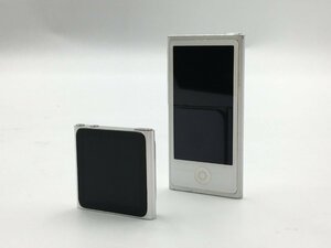 ♪▲【Apple アップル】iPod nano 第6世代 第7世代 MC525LL MD480LL 8 16GB 2点セット まとめ売り 0212 9