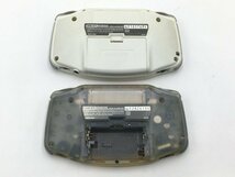 ♪▲【Nintendo ニンテンドー】ゲームボーイアドバンス ホワイト/ミルキーブルー 2点セット AGB-001 まとめ売り 0213 7_画像2