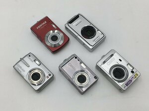 ♪▲【PENTAX ペンタックス】コンパクトデジタルカメラ 部品取り 5点セット Optio M30 他 まとめ売り 0214 8