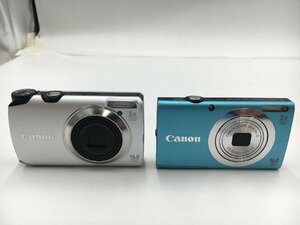 ♪▲【Canon キャノン】コンパクトデジタルカメラ 2点セット PowerShot A3300 IS/A2400 IS まとめ売り 0220 8