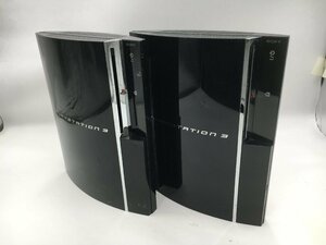 ♪▲【SONY ソニー】PS3 PlayStation3 60GB 2点セット CECHA00 まとめ売り 0222 2