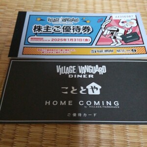 送料税込 12,000円分 ヴィレッジヴァンガード 株主優待券 1000円×12枚綴 2025年1月31日まで ヴィレヴァン
