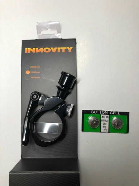 【INNOVITY】QR1 自転車 LEDライト クイックリリース 31.8mm