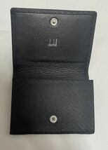 dunhill ダンヒル レザー 小銭入れ カードケース 黒ブラック _画像3