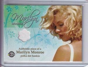 2007 Breygent ☆Marilyn Monroe/マリリン・モンロー☆ Authentic Piece カード (水玉模様ハンカチカード)