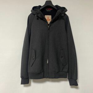 美品 英国 製 BARACUTA G9 フード ジャケット 42 ウール フリース イングランド バラクータ パーカー UK イギリス ダブルジップ