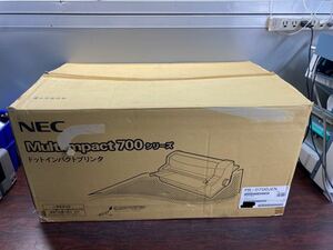 A2820) breaking the seal unused goods NEC horizontal type dot impact printer -MultiImpact 700JEN/PR-D700JEN