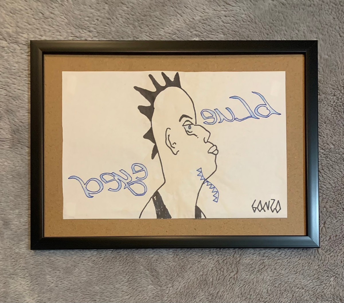 MARK GONZALES GONZ Mark Gonzales Hand-drawn Illustration Signed Original Artwork 01, death, Supreme, others