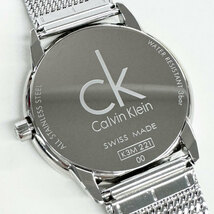 【63816-5TS】未使用・展示品　Calvin Klein カルバンクライン クォーツ 腕時計 K3M2212Z ミニマル レディース メッシュ ステンレスベルト_画像5