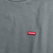 【HA924】中古　Supreme シュプリーム　スモールボックスロゴ ロンT　長袖 Tシャツ　グレー　綿 100％　メンズ M_画像3