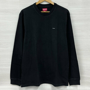 【HA927】中古　Supreme シュプリーム　スモールボックスロゴ ロンT　長袖 Tシャツ　黒　綿 100％　メンズ M