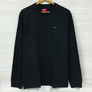 【HA928】中古　Supreme シュプリーム　スモールボックスロゴ ロンT　長袖 Tシャツ　黒　綿 100％　メンズ M