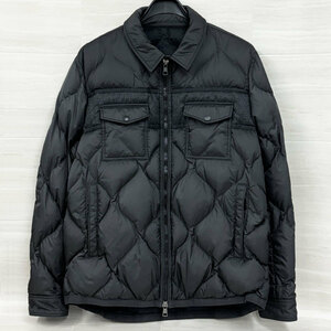 【73325】中古・クリーニング済　MONCLER モンクレール　ダウンジャケット　シャツダウン　C20914186885　STEPHAN　黒　メンズ 6（XXXL）