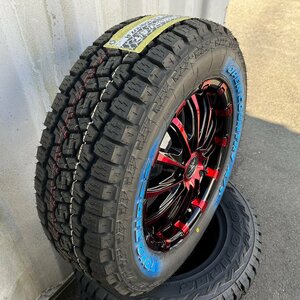 車検対応 ハイエース レジアスエース 16インチ タイヤホイールセット BD12 TOYO オープンカントリー AT 215/65R16 1台分 ホワイトレター