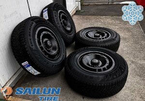 即納 スタッドレス プラド FJ ハイラックス タホ サバーバン H3 タイヤ ホイールセット 265/65R17 265/70R17 SAILUN WST3 17インチ SwaGGer