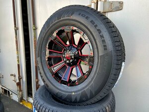 即納 スタッドレス プラド ハイラックス サーフ FJ H3 パジェロ SAILUN ICE BLAZER WST3 265/70R17 265/65R17 DeathRock 新品4本セット