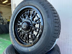 即納 デリカD5 RAV4 CX8 CX5 スタッドレス SAILUN WSTX 225/65R17 17インチ 新品 タイヤホイールセット 1台分