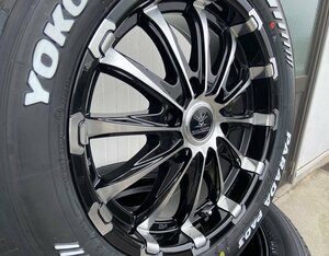 車検対応 200系ハイエース ヨコハマ パラダ PA03 215/60R17 新品タイヤホイールセット 17インチ BD12