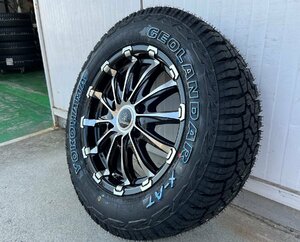 ハイエース200系 サマータイヤ ホイールセット 215/65R16 車検対応 ヨコハマ ジオランダー X-AT 16インチ BD12 新品4本セット