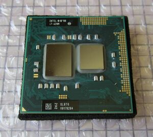 Core i7-620M SLBTQ / ノート用 Socket G1 ◆ 中古動作品