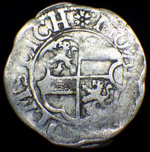 1594年 ドイツ ソルムス-リッチ伯爵領 2クロイツァー銀貨