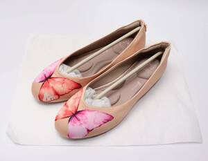  regular price 9,350 jpy new goods BUTTERFLY TWISTS BREA butterfly twist butterfly . motif Flat pumps ballet shoes 