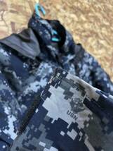 【中古】米軍実物 米海軍 GORE-TEX ゴアテックス パーカー Sサイズ デジカモ US NAVY USN NWU ECWCS GEN2 古着 ミリタリー ビンテージ _画像6