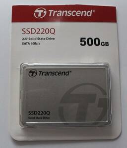 ■SSD 500GB 2.5インチ Transcend TS500GSSD220Q