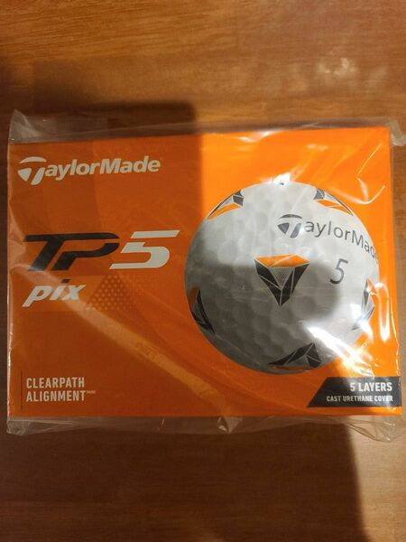 1ダース　テーラーメイド TaylorMade TP5　 pix　 ゴルフボール　新品　12個　5層構造
