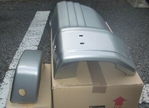 【生産終了】未使用 純正 三菱 ミディアム シルバ フロント コーナー バンパー ガード 左右セット パジェロ 1991-1999年 Pajero MITSUBISHI