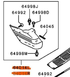 ★生産終了 未使用 純正 三菱 ベージュ リア コーナー バンパー 左右セット パジェロ V21W V25W V26W 1991-1999年 PAJERO MITSUBISHI