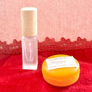 CLINIQUE Happy ハッピー　香水　６ml ボディクリーム　10ml 小分け　お試し　マカロンケース