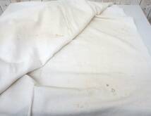 古着卸　ヨーロッパ現地仕入　＊France　フランス ＊Antique Linen アンティーク　リネン系生地　テキスタイル　 ＊イニシャル刺繍　赤糸_画像10