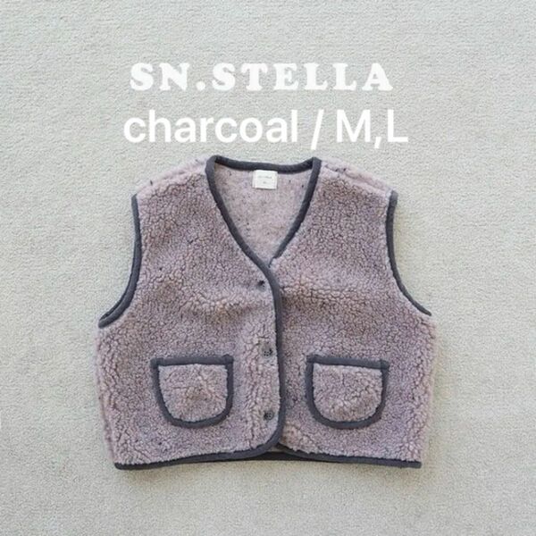 SN.STELLA / nef boa vest