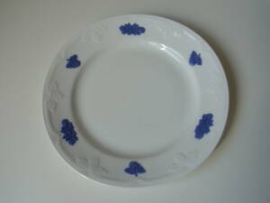 グスタフスベリ　ブラブロム　青い花　18cm プレート　ロールストランド　BLA BLOM　スウェーデン　お皿　ボーンチャイナ　