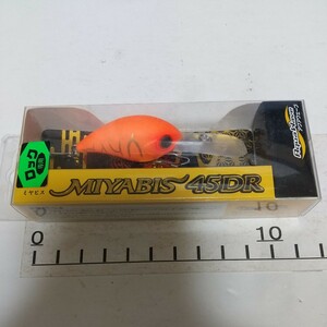 T100　ロック専用　アクアウェーブ　ミヤビス45DR（MIYABIS 45DR） ソルトクランク　ロックフィッシュ　根魚　