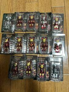 Happy くじ INFINITY SAGA IRONMAN アイアンマン ベアブリック賞　14体セット