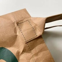 【STARBUCKS】クラフトペーパーショッパーS 【新品未使用】タグ付き スターバックス トートバッグ スタバ エコバック_画像7