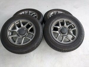 【送料無料】ブリヂストン デューラー H/T 175/80R16 2020年製 新車外し 9.5山 バリ溝 ４本セット