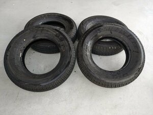 【送料無料】ブリヂストンデューラー H/T 195/80R15 2020年製 新車外し バリ溝 9.5分山 ジムニーシエラ、ハイエース等に ４本セット