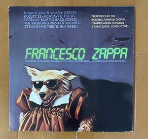 フランク・ザッパ フランチェスコ・ザッパ 　FRANCESCO ZAPPA 輸入盤LP 