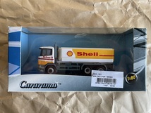 ミニカー Cararana 1/80 SCANIA タンクローリー シェル_画像1