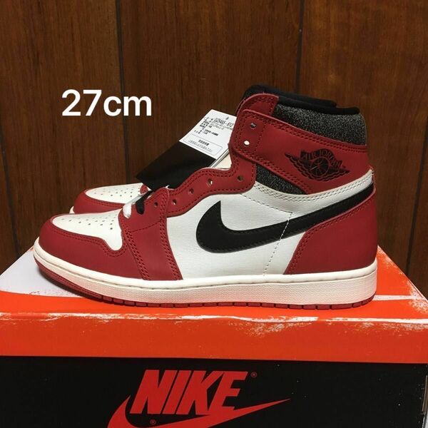 27cm ナイキ エア ジョーダン1 ハイ OG シカゴ ロスト&ファウンド Air Jordan1High Chicago