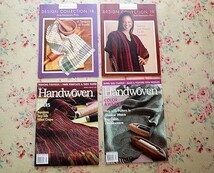 40113/アメリカの手織りマガジン 4冊セット Handwoven Magazine Design Collection ハンド・ウィーヴィング 織物 テキスタイル ラグ マット_画像1