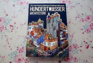 38764/フンデルトヴァッサー 建築作品集 Hundertwasser Architecture For a More Human Architecture 1997年 Taschen ドローイング
