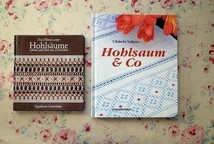 51243/洋書 ドイツのオープンワーク刺しゅう 2冊セット Hohlsaume Schmal und Breit mit Zierstichen 図案集 ヘムステッチ Hohlsaum_画像1