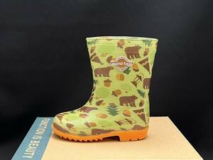 【美品】モンベル 子供用 レインブーツ mont・bell Kid’s & Baby’s RAIN BOOTS 15.0cm 箱付き