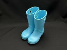 【美品】クロックス ウェリー レイン ブーツ ガールズ crocs Wellie Rain Boot Girls C11 18.0cm_画像7