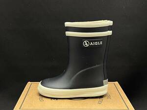 【美品】エーグル ベビー フラン AIGLE BABY FLANC レインブーツ RAIN BOOTS 14.0cm 箱付き