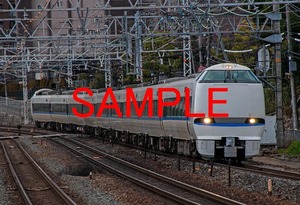 Ｄ-５B【鉄道写真】Ｌ版２枚　６８１系　６８３系　特急サンダーバード　東海道本線　京都線